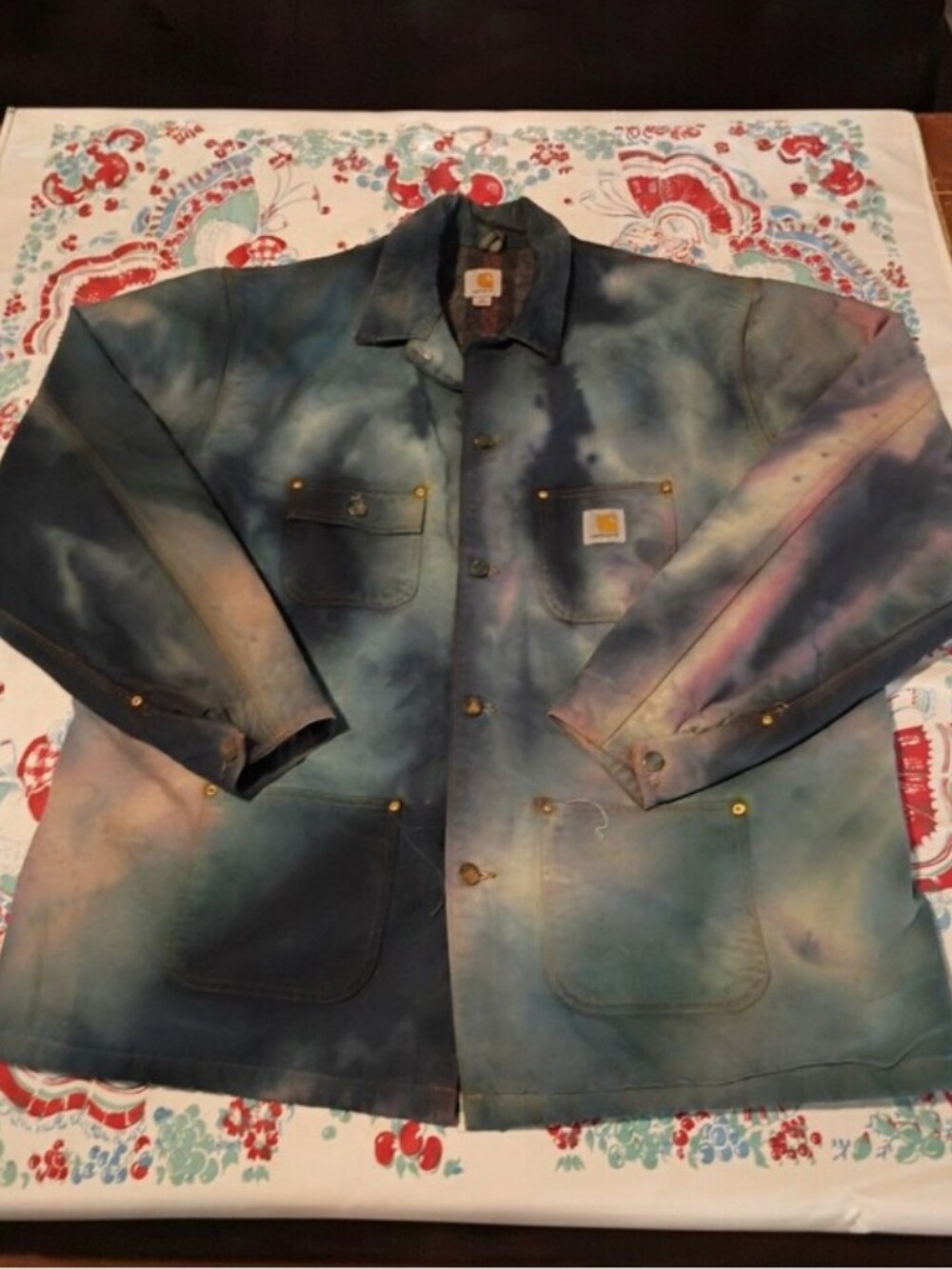 Carhartt Galaxy Tie-Dye Jacket Sz 2XL Tall